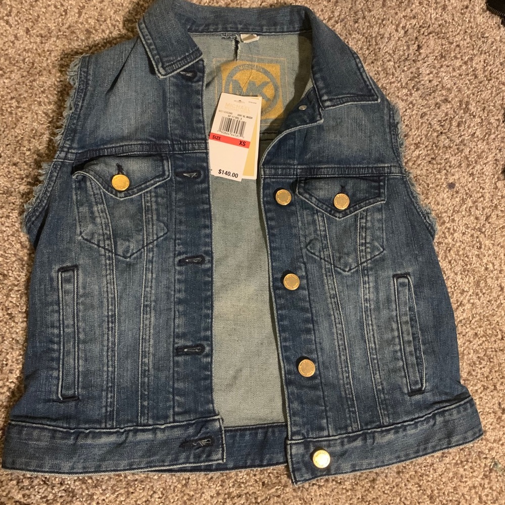 Michael Kors jean vest